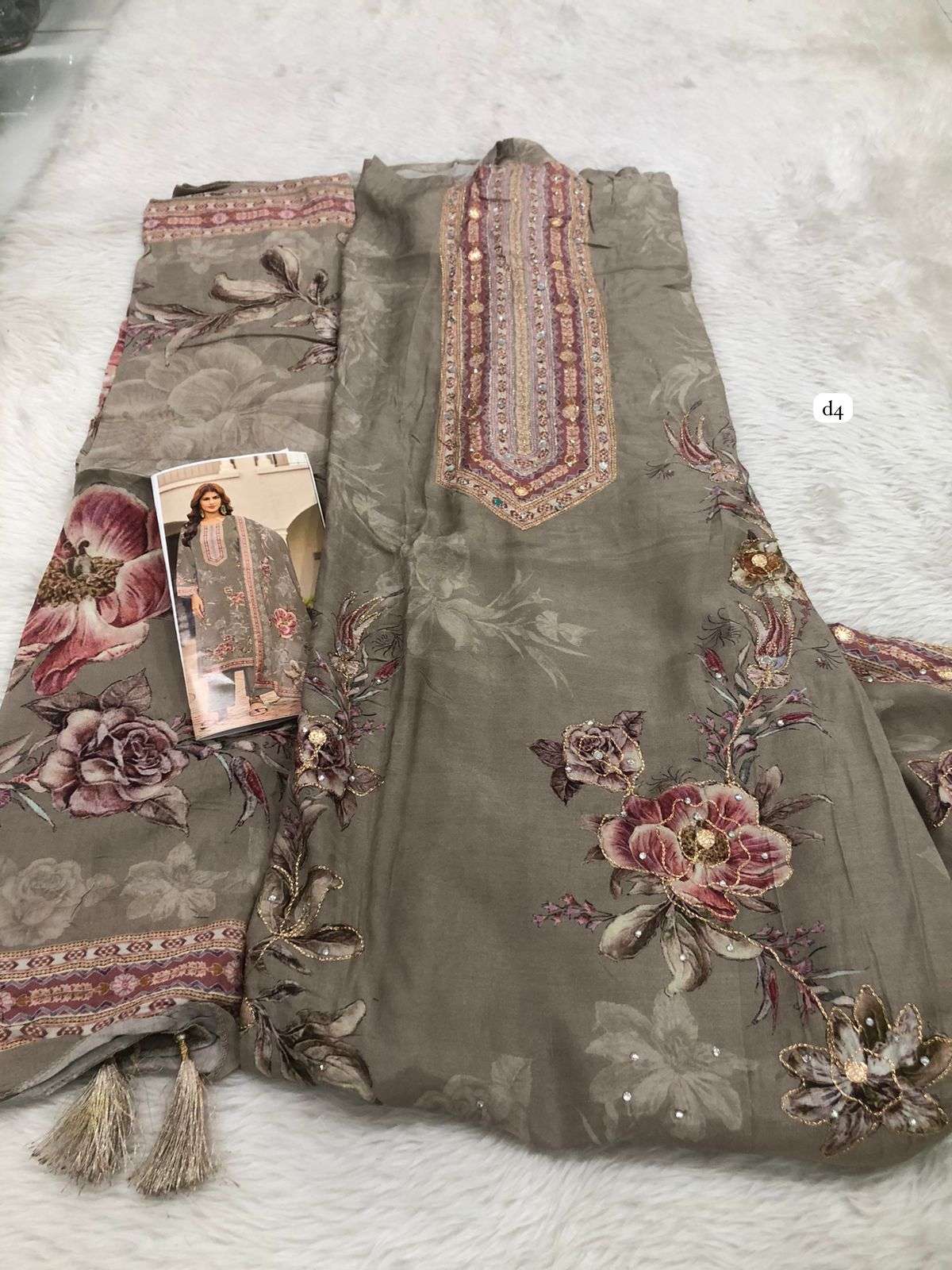 Falah Premium Modal Silk Collection code -30598 by Falah Designer